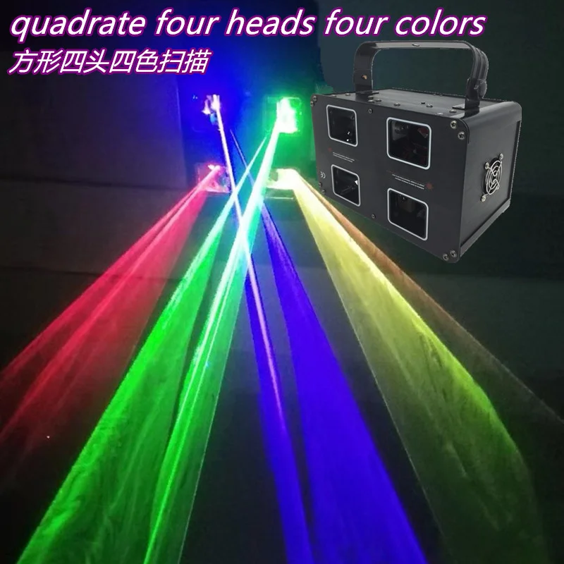 Wholesale 600mw RGB Laser Projector Stage Animation Light Small Beam Full Color Laser for night club disco