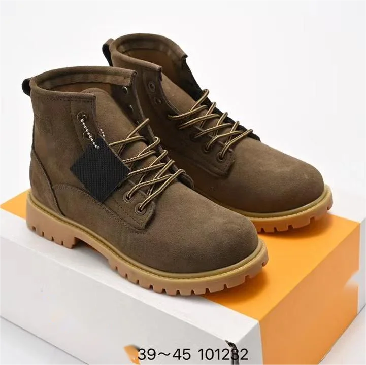 Classic Casual Boots Outdoor Mountain Genuine Leather Men Martin Boots Hiking Boots For Men