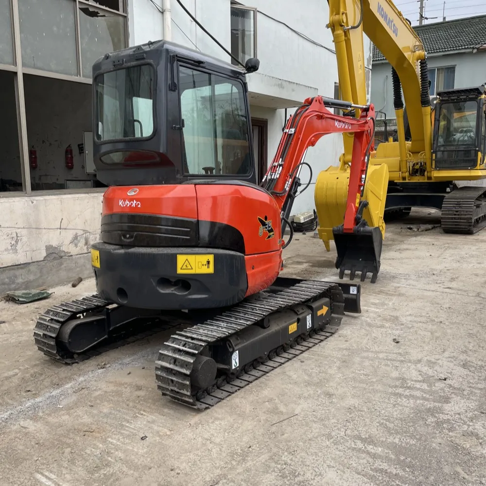 Используется Оригинальный мини-экскаватор KUBOTA U35 гусеничный экскаватор 3 5 тонны импортированный из Японии для продажи в хорошем состоянии