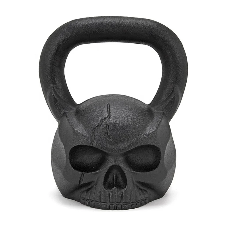 
Gym weight lifting shaped animal skull cast iron kettlebell 