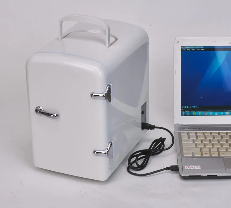 Hotsale Pink Portable 4l Mini Skincare Fridge Usb Refrigerator for Car