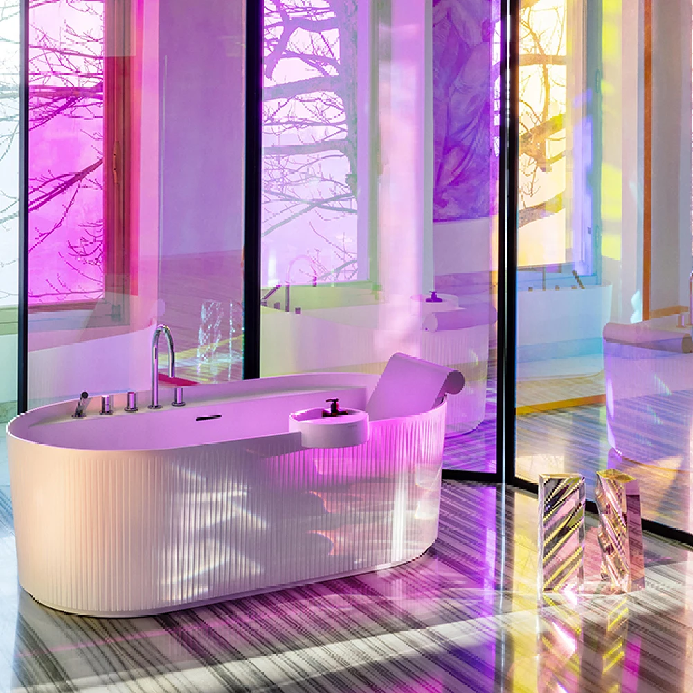 Dichroic window Film PET dichroic rainbow window glass decorative film 1.38*50m