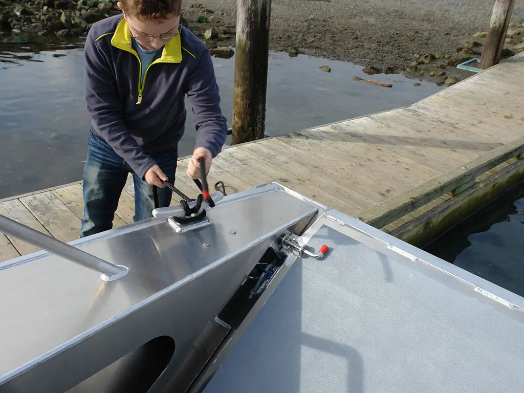 9m offshore fishing vessel aluminium landing craft Aluminum working boats for cargo transport