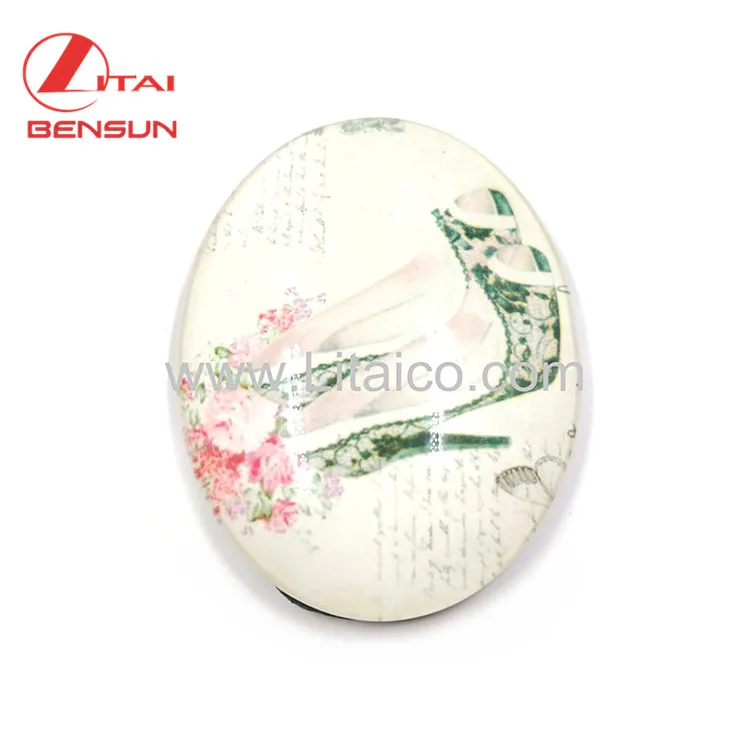 Custom sublimation High-heeled Shoes stickers Glass Refrigerator Fridge Magnet Wholesale in bulk