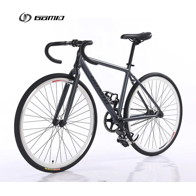 GOMID flip flop hub gear cycle fixed gear bike custom track bicycle racing bike aluminium alloy bisiklet single speed bicicletas