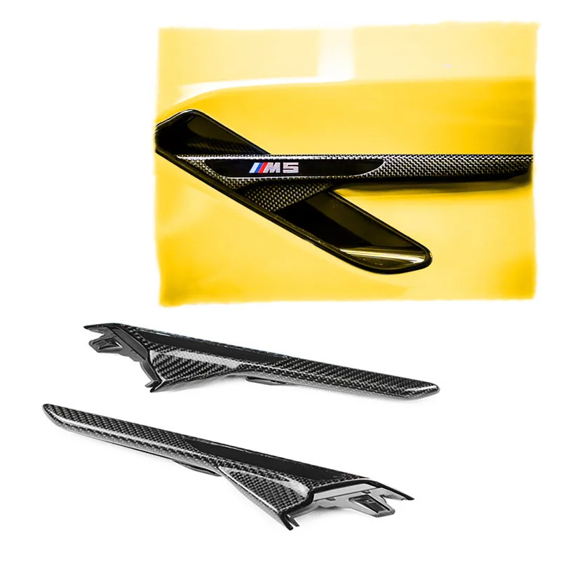 Carbon Fiber Side Fender Air Vent Trim For BMW 2018+ M5 F90