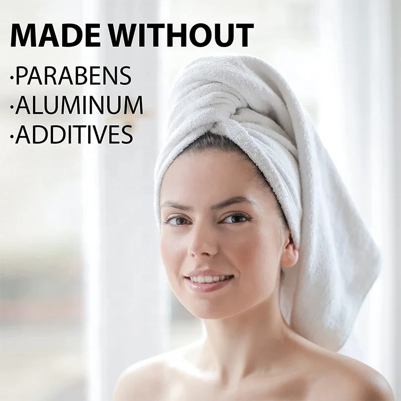 Organic Natural Aluminum Free Underarm Roll-On Antiperspirant Deodorant