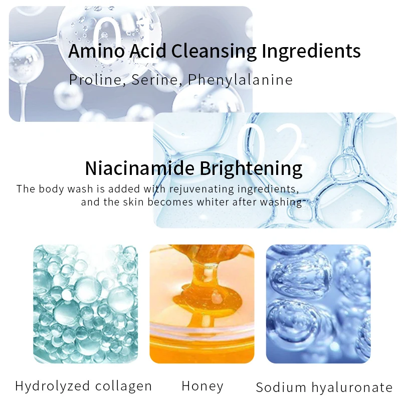 Oem Wholesale Natural Organic Bath Gift Suit 0 Saponiferous Amino Acid Lightening Whitening Bath Gift Set