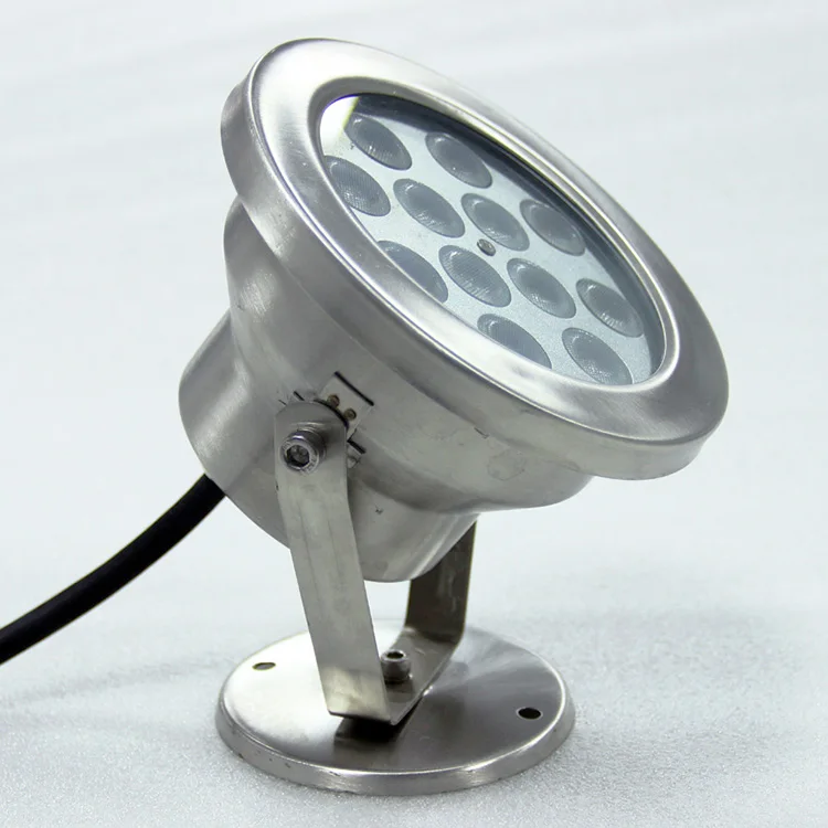 Высокая мощность погружных светодио дный цветная (RGB) подводная белый светодио дный фонтан 12v бассейн подводный светильник лодка под водой светильник