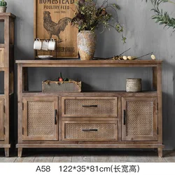Nordic light luxury simple living room restaurant by the wall entrance cabinet locker storage box living room cabinet