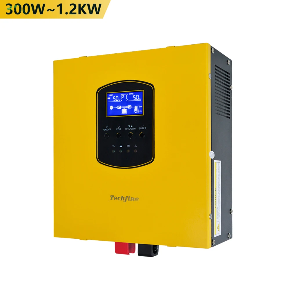 Techfine 1200W 1500 Вт Чистая синусоида солнечный инвертор 12V 220V 1500VA 1.5KVA решеточный инвертор Встроенный трансформатор