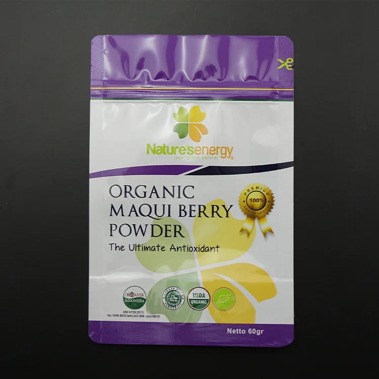 Factory direct sales can customize printed plastic bags food packaging polyester film bag with window