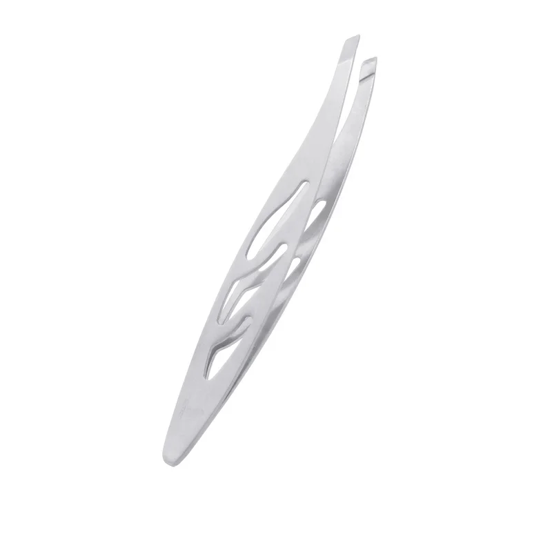 Private Label eyelash tweezers customized tweezers slant tweezers for Eyebrow and Facial Hair