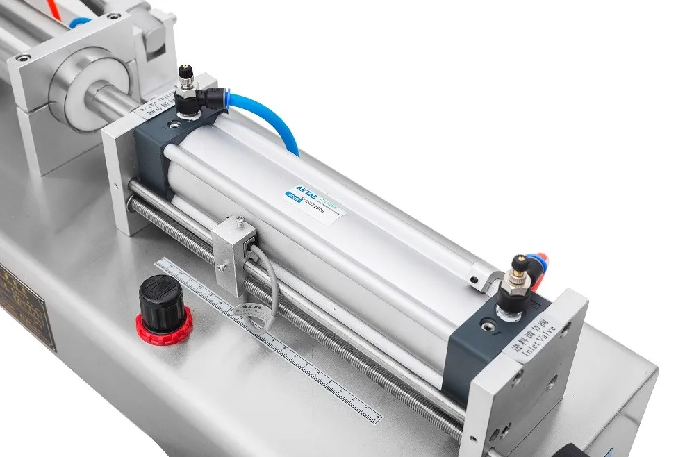 50-500ml Pneumatic Semi-automatic piston  Paste gel honey and liquid filling machine without hopper