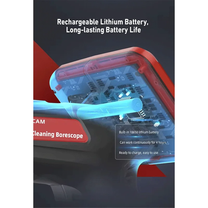 HD DIY Vehicle Evaporator Pressure Wash Endoscope Borescope Ralcam Q3 Car Air Conditioner Visual Cleaning Gun