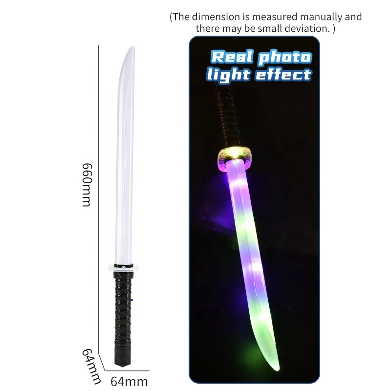 Realistic Electric Flashing Sword With Lights And Sound Flashing Toy Children Luminous Weapon Sword Toys For Kids