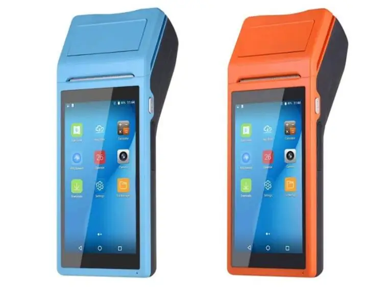 Беспроводная ручная NFC POS-терминал Android 6 POS-машина для лотерейных/автобусных билетов