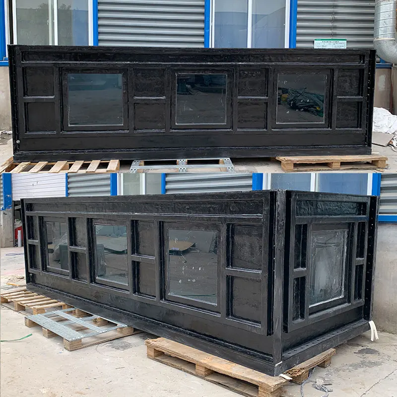 1000 gallon fiberglass frp aquaponics bio flock filter fish tank growing 10000 liter large glass window fish tank for sale