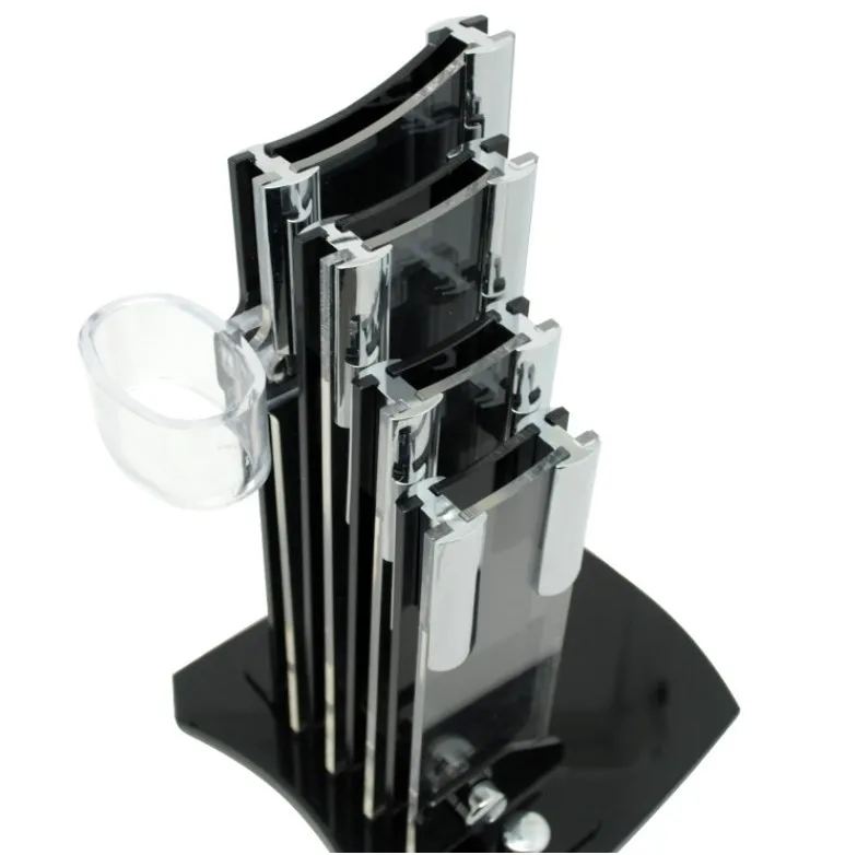 Amazon Hot  Kitchen Foldable  Knife Holder Acrylic Knife Block For 3' 4' 5' 6' Inch Knives