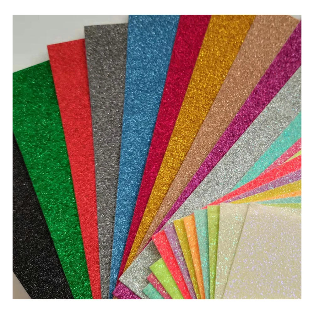 Wholesale glittered paper glitter cardstock paper glitter paper toppers can be made wedding invitations