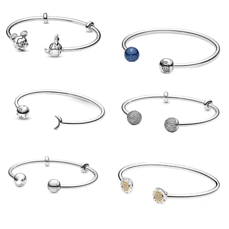 2021 Pandorae new ladies bracelet personality animal cute DIY Mickey Minnie bracelet