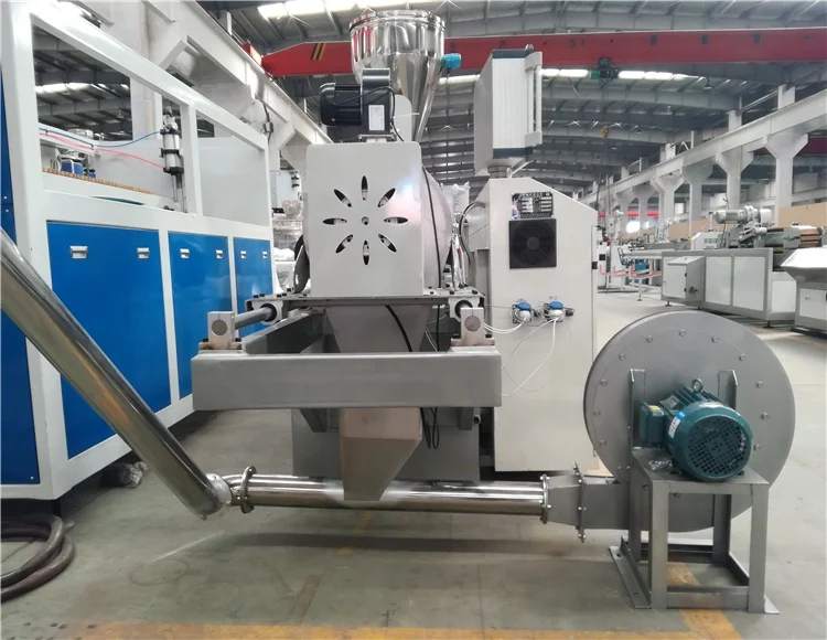 Twin screw PVC granulator extruder machine