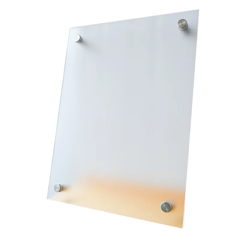 Frosted Acrylic Signboard Thickness 5mm Shop Door Sign Coffee Shop Sign Translucent Acrylic Sheet