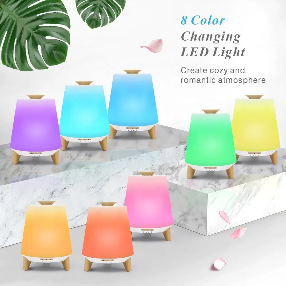 2022 new design Essential oil diffuser 300 ml Remote Control bluetooth speaker Music aroma diffuser for hotel lobby