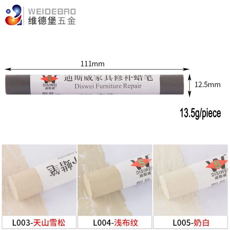 308 Colors Wholesale Wood Mending Crayon Furniture Paint Floor Repair Kit Pen Furniture Repair Pen Crayon