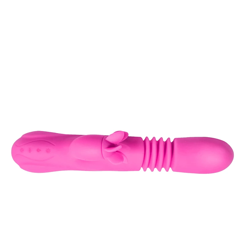 Fully automatic telescopic gun, heated vibrator, female masturbator, licking vagina, adult sex toys