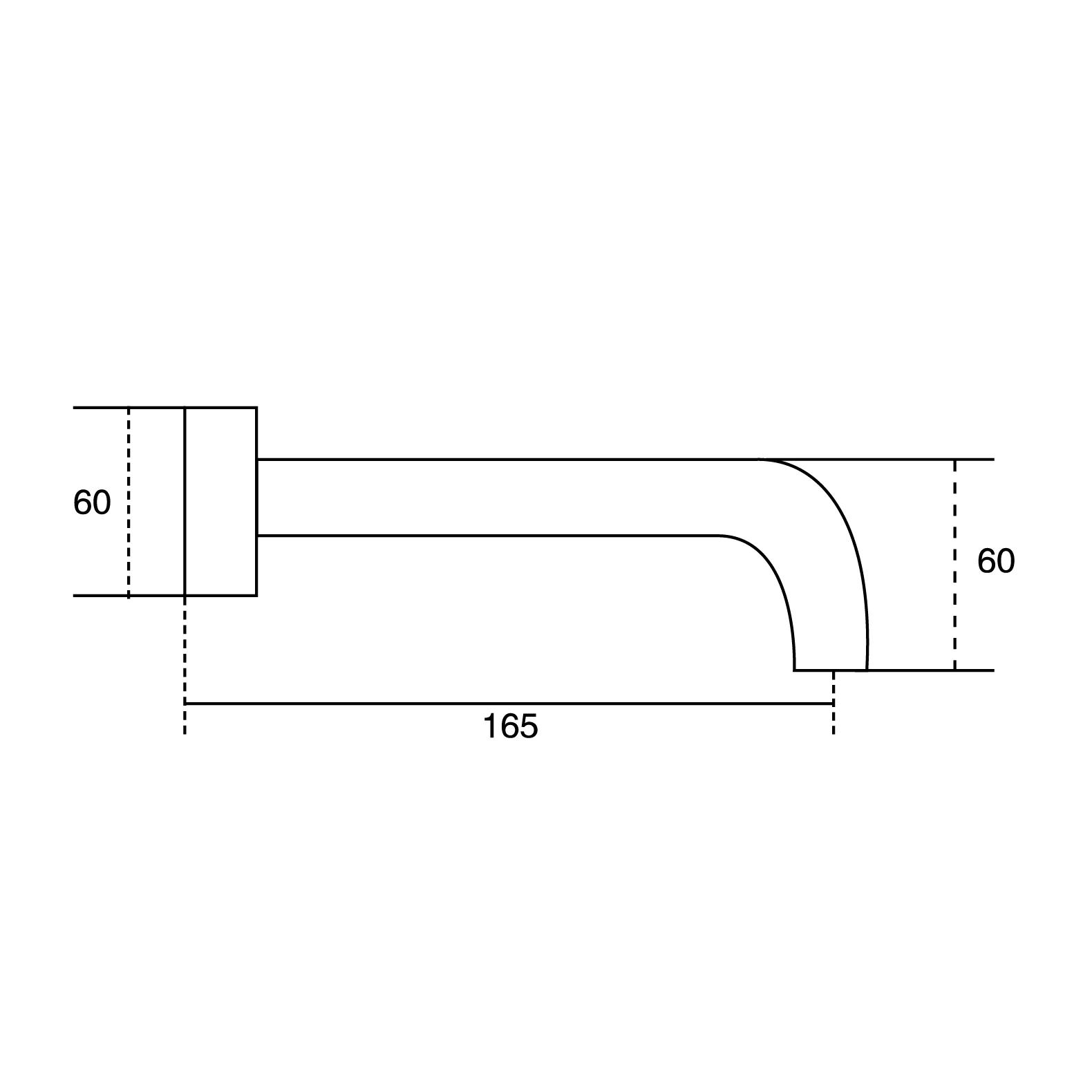 Concealed Self Closing faucet  / Wall mounted time delay faucet
