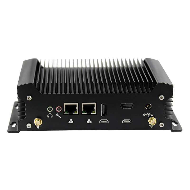 Fanless PCs Intel i3 Processor Core i3 10110U Desktop Computer 2xHD Ethernet 2 lan Industry Industrial Mini PC