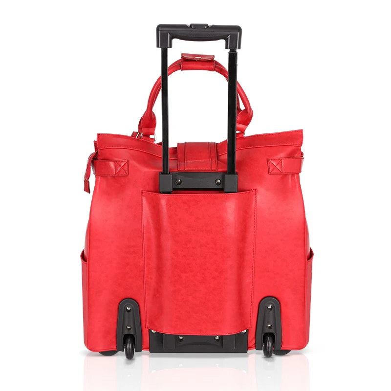 High Quality Fashion Multifunctional PU Traveling Storage Suitcase Lady Luggage Bags Travel Trolley Luggage with Wheel
