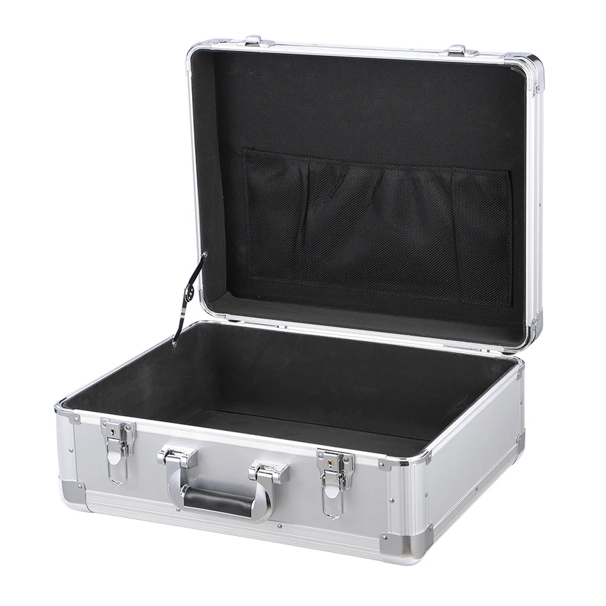 Прочный и портативный кейс для инструментов из алюминиевого сплава с поролоновой вставкой на заказ
