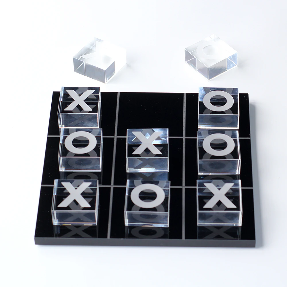 Акриловый деревянный электронный giiker xo tic tac toe
