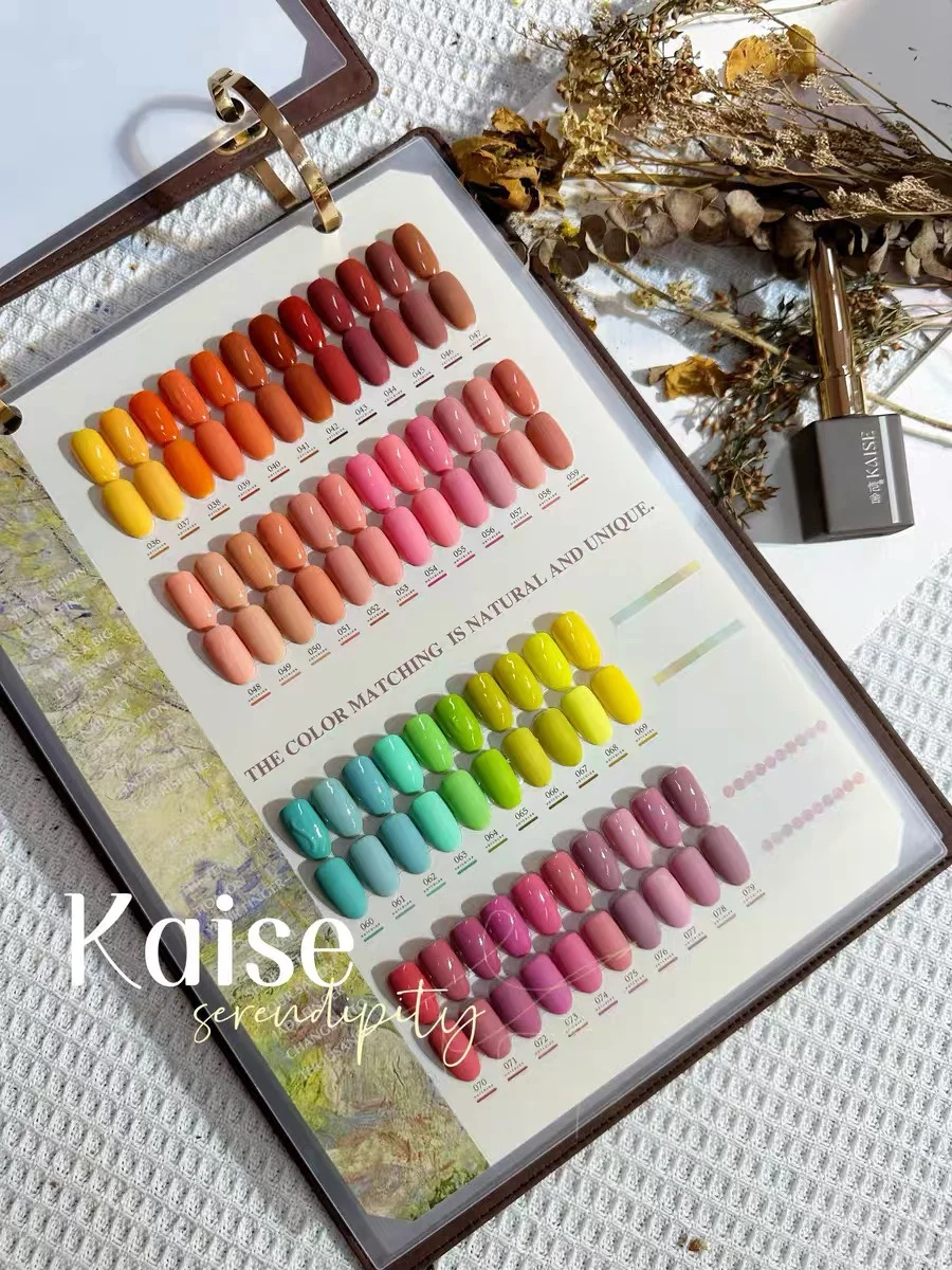KAISE High quality 176 colors Nail gel set Hot sale Non-Eoxic Uv gel New model 2024 Fashion Nail art kit Nail salon Wholesale