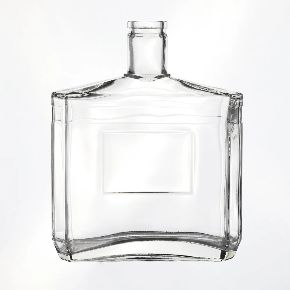 Custom Empty Wine Whiskey Vodka Glass Liquor Bottle