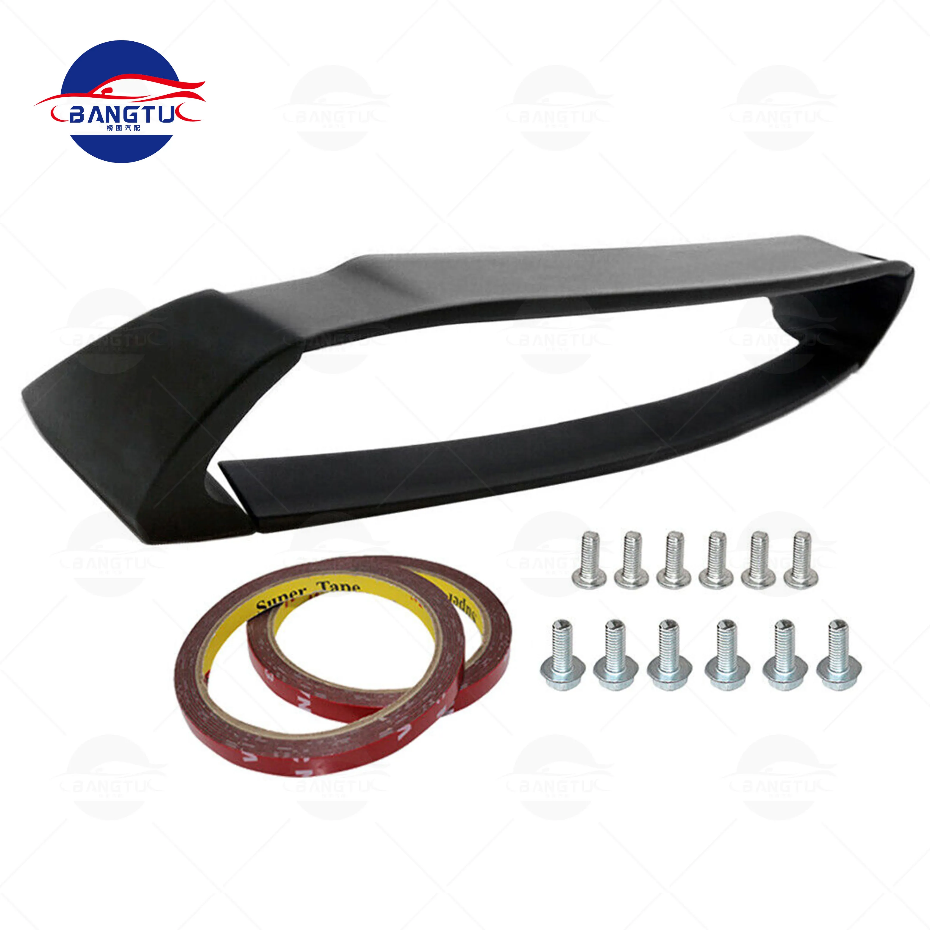 Mugen style FD2 Style Spoiler for 2006-2011 Honda Civic 8th Gen (3/4 Sections) Rear Trunk Spoiler Splitter 4DR Sedan