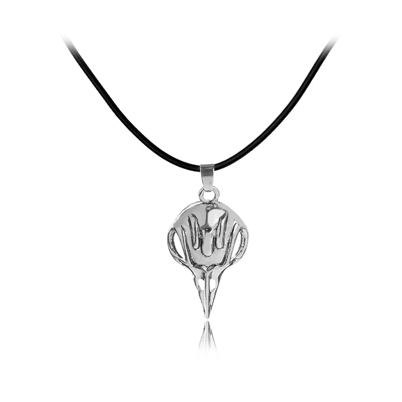 Bird Skull Pendant Necklace for Women and Men Bellatrix Lestrange Necklace Death Eater Classic Movie Series