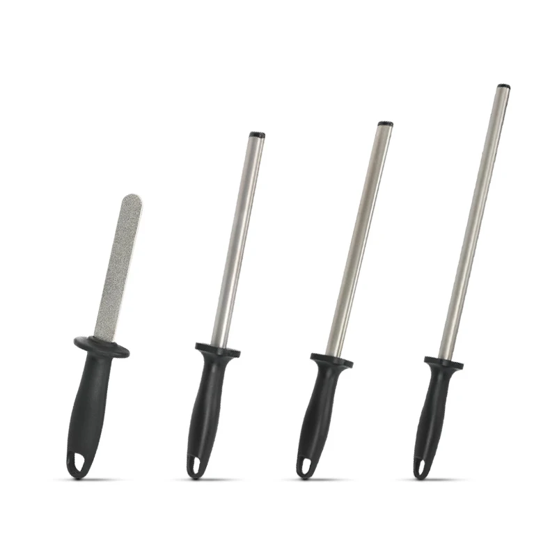 Factory wholesale new diamond 10 inch knife sharpening rod system at home