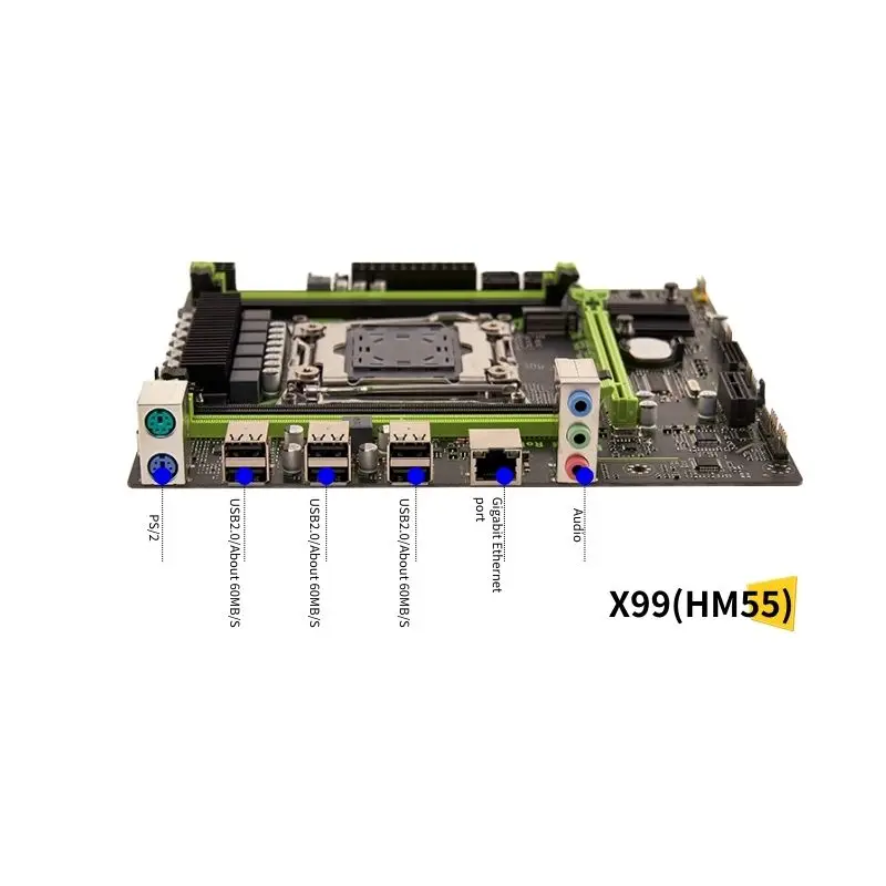 PANDL X99 HM55 Mainboard combination set combo xeon e5 2666 v3 ddr4 ram 2666v3 x99 motherboard  kit
