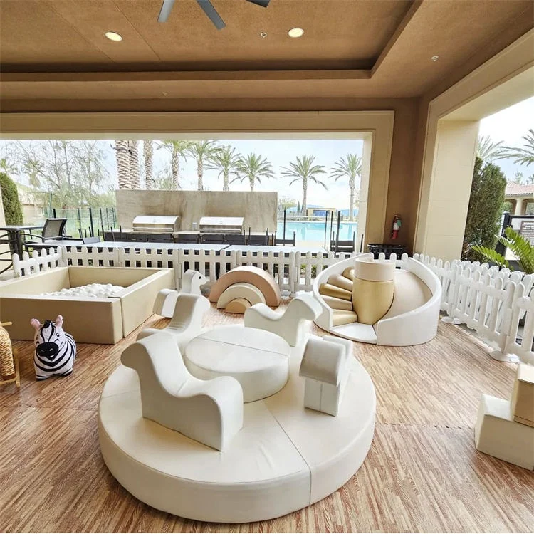 New Beautiful Style Spinning Carousel Toy Kids Electric Soft Play Ride Merry Go Round Rental For Party