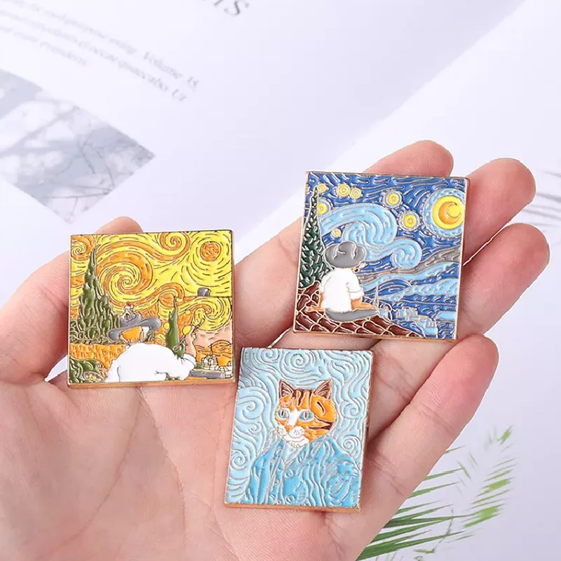 High Demand Products Enamel Lapel Pins Wholesale Anime Name Button Brooch Lapel Pins