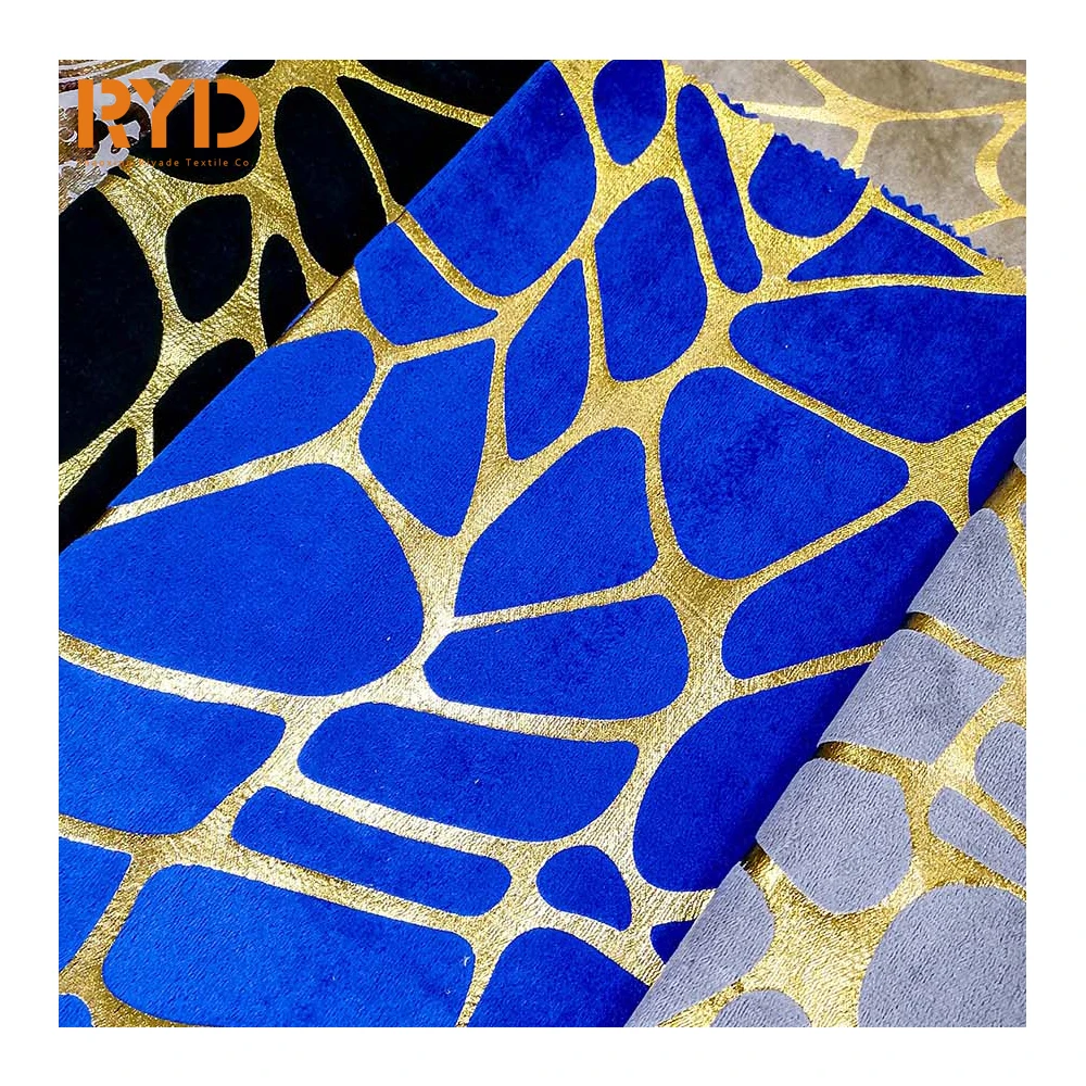 Holland Velvet 2022 New Foil Polyester Knitting for Furniture and Upholstery Sofa Fabric