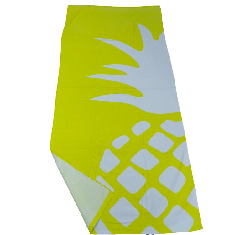 100% cotton velour Terry printed beach towel custom printing beach towels cotton swimming pool towel