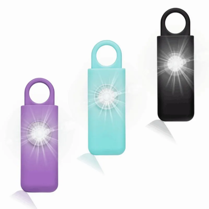 Key Chain Alarm made For Women children  personal safety alarm 130db Keychain Defense siren Portable Rechargeable Personal Alarm