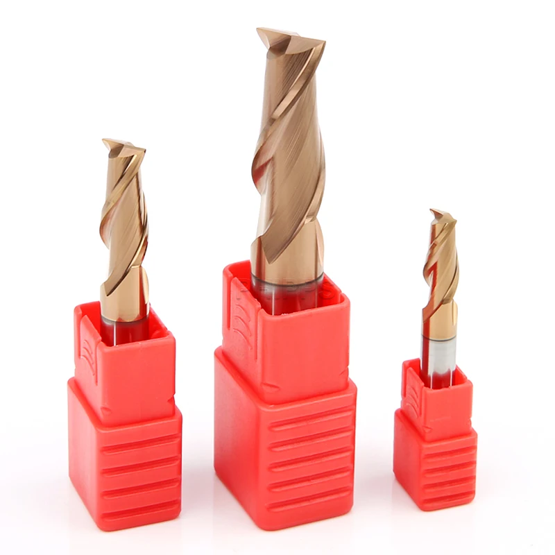 Wholesale HRC55 Carbide 8/2/4 Flute 12 mm Flat End Mill 55 HRC Square Endmill High Feed Milling Cutter Frasa Para Cnc