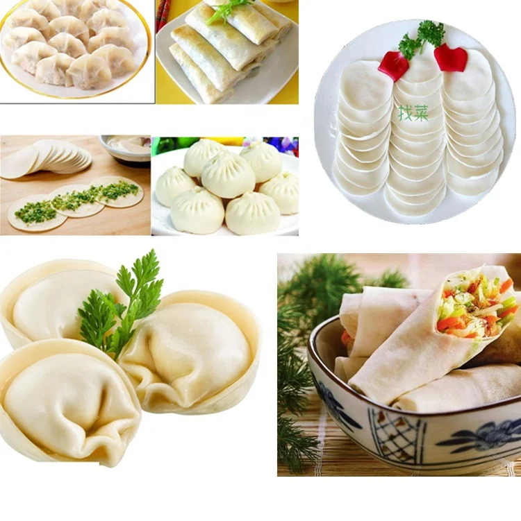
JY Home wonton gyoza wrapper machine / small dough sheeter machine / spring roll pastry sheet making machine 