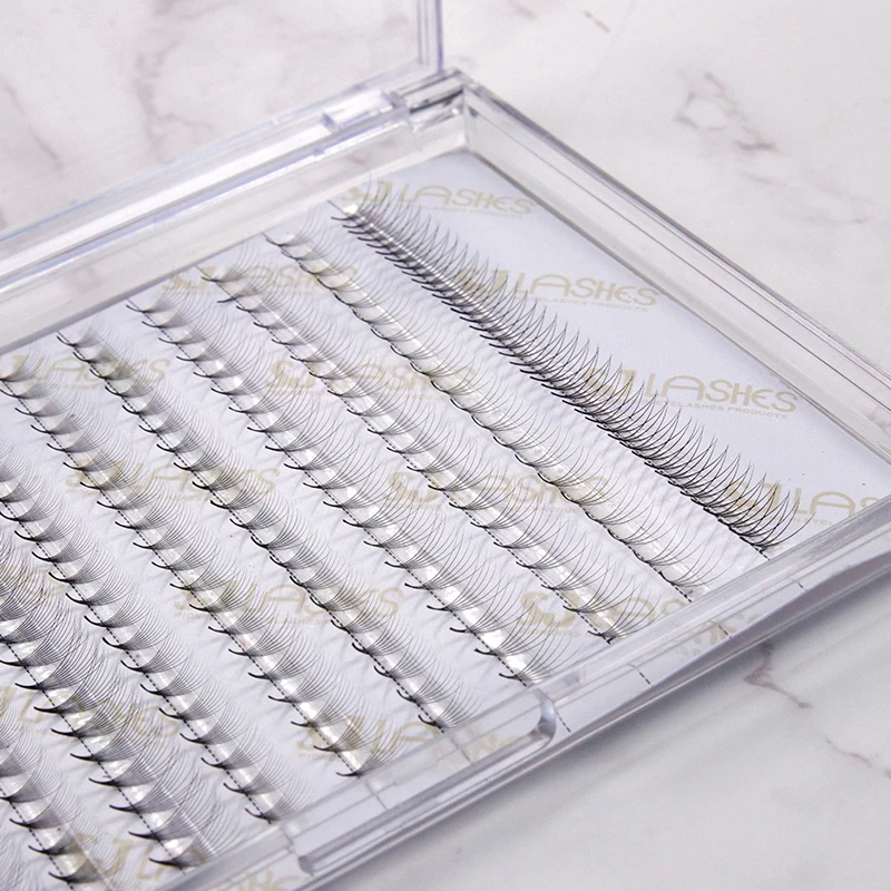 Eyelash Extension Pre Made Fans Lashes 4D 5D Short Stem Loose Premade Volume Fans lash Vendor