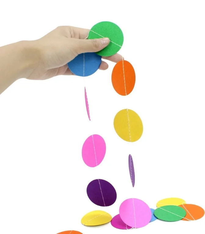 Happy Birthday Decorations Banner With Tissue Pom Poms For Rainbow Birthday Party Supplies